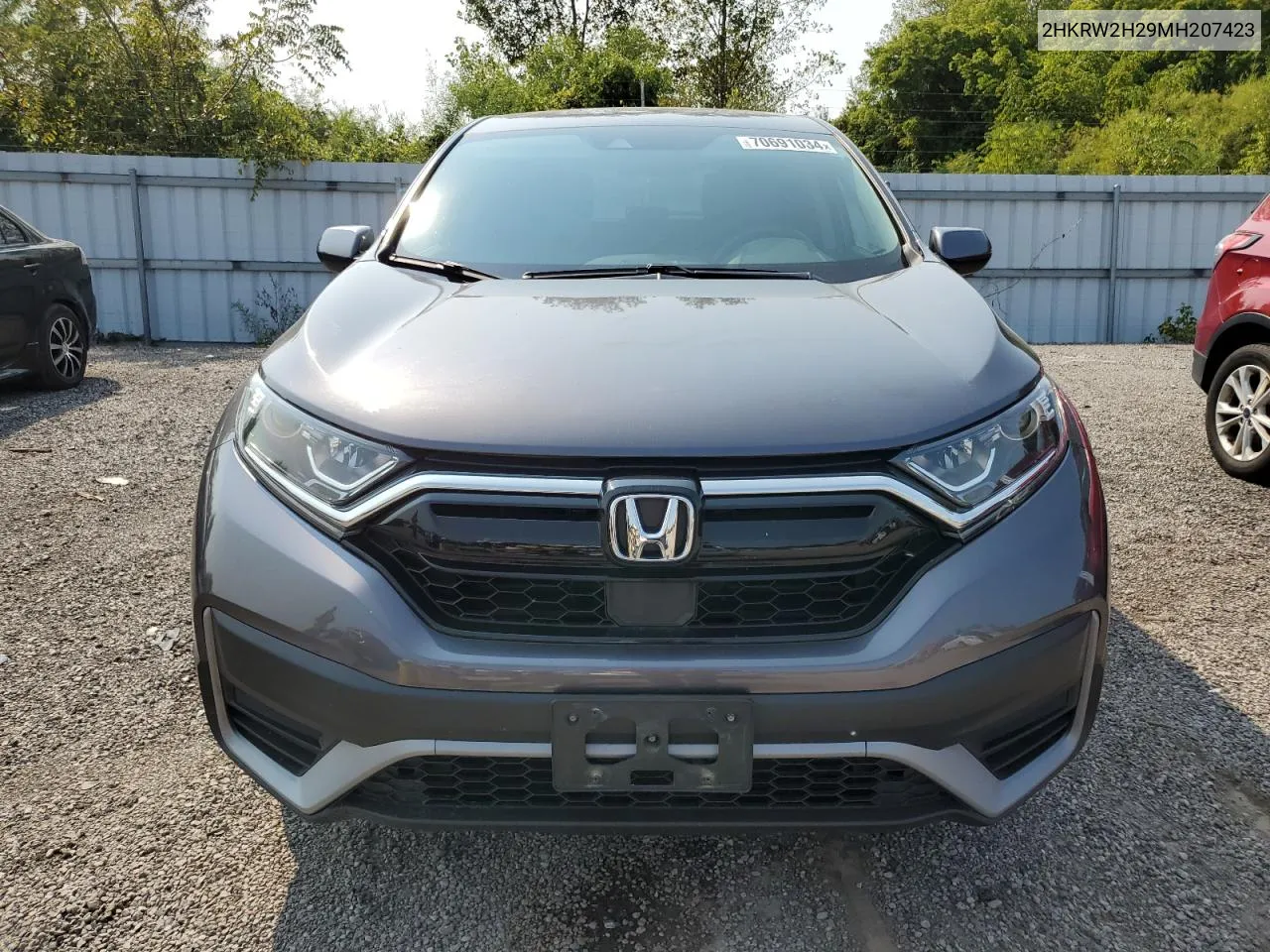 2021 Honda Cr-V Lx VIN: 2HKRW2H29MH207423 Lot: 70691034