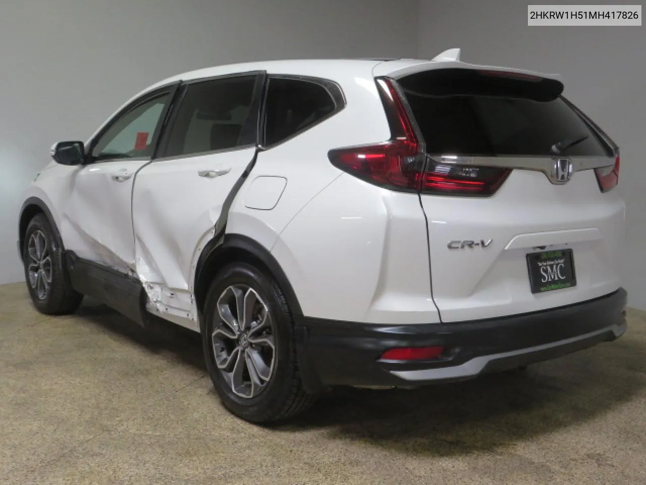 2021 Honda Cr-V Ex VIN: 2HKRW1H51MH417826 Lot: 70810854