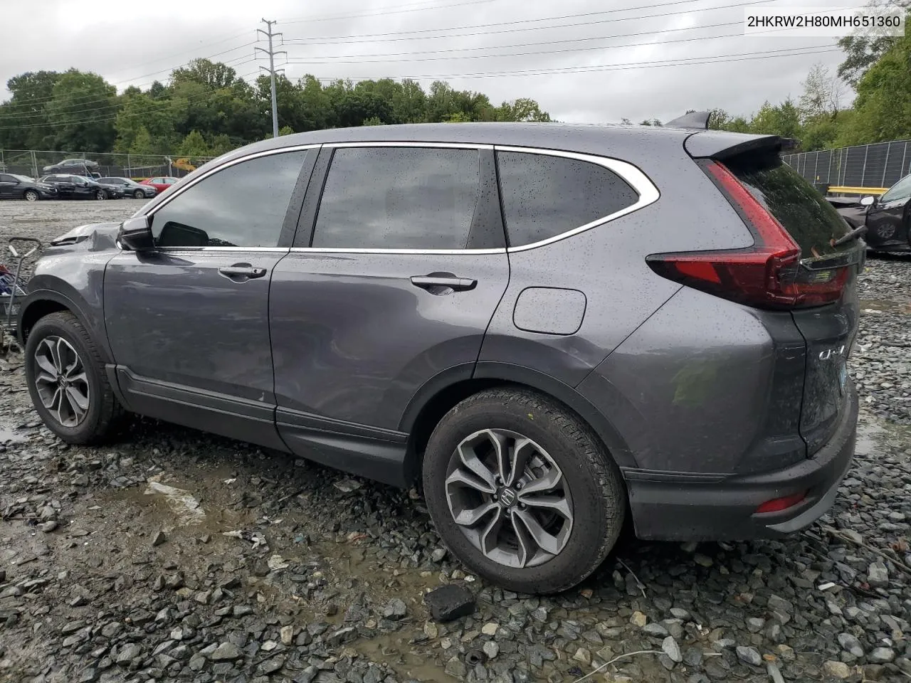 2021 Honda Cr-V Exl VIN: 2HKRW2H80MH651360 Lot: 70975264