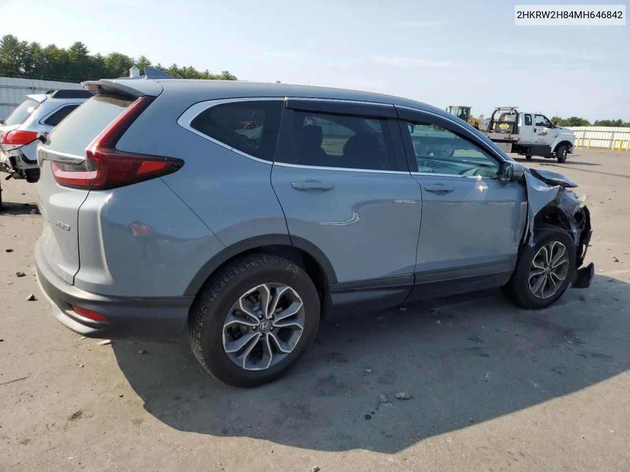 2021 Honda Cr-V Exl VIN: 2HKRW2H84MH646842 Lot: 71254614