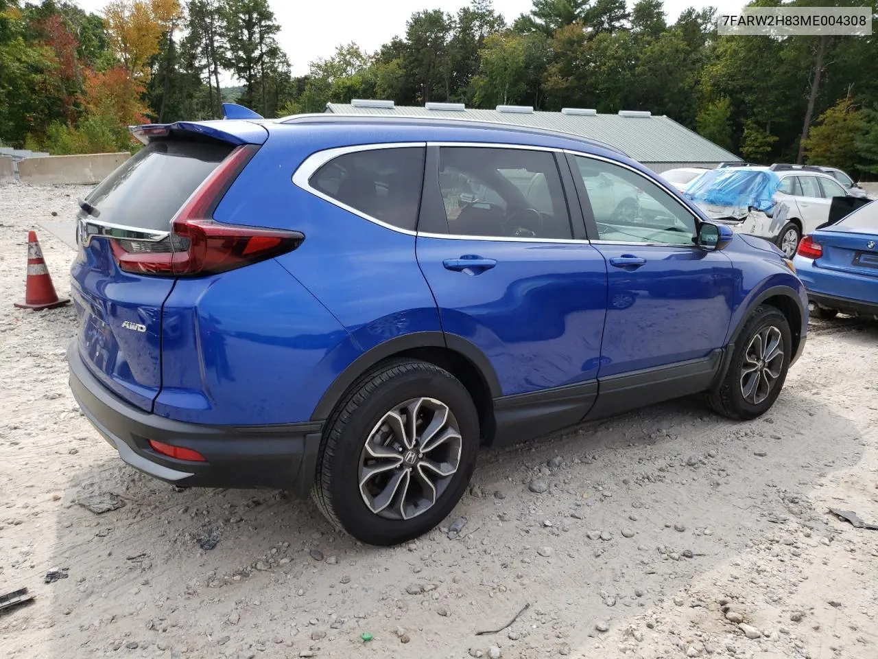 2021 Honda Cr-V Exl VIN: 7FARW2H83ME004308 Lot: 71371834