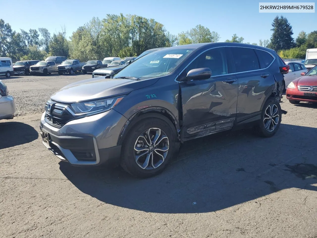 2021 Honda Cr-V Exl VIN: 2HKRW2H89MH679528 Lot: 71446714