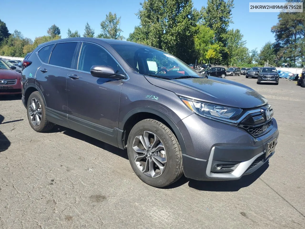 2021 Honda Cr-V Exl VIN: 2HKRW2H89MH679528 Lot: 71446714