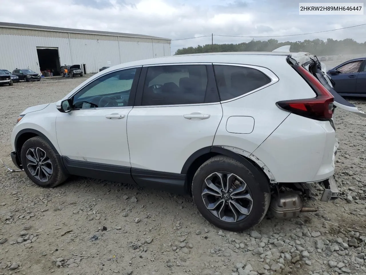 2021 Honda Cr-V Exl VIN: 2HKRW2H89MH646447 Lot: 71635264