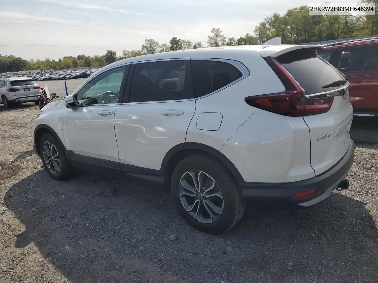 2021 Honda Cr-V Exl VIN: 2HKRW2H83MH646394 Lot: 71653524