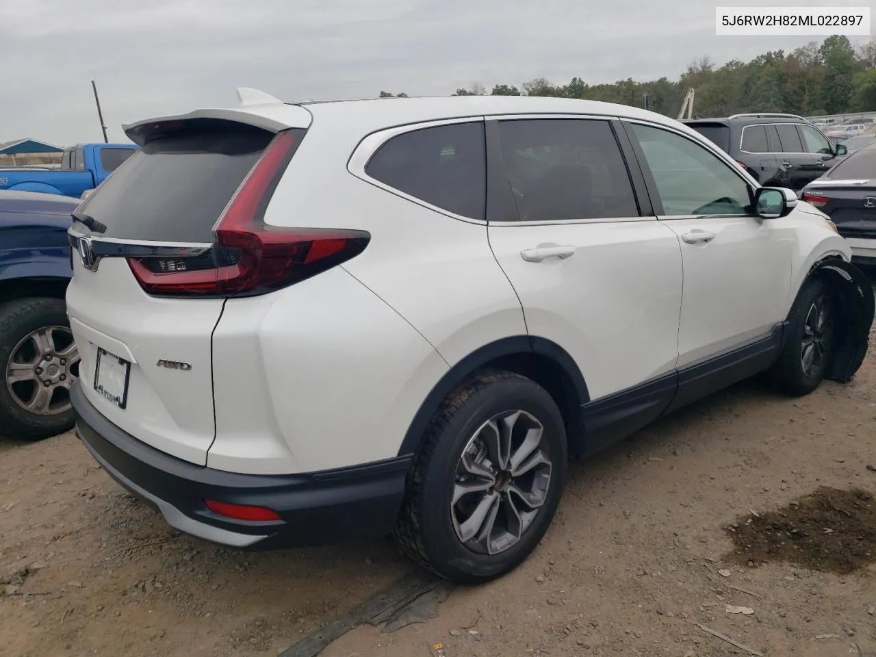 5J6RW2H82ML022897 2021 Honda Cr-V Exl