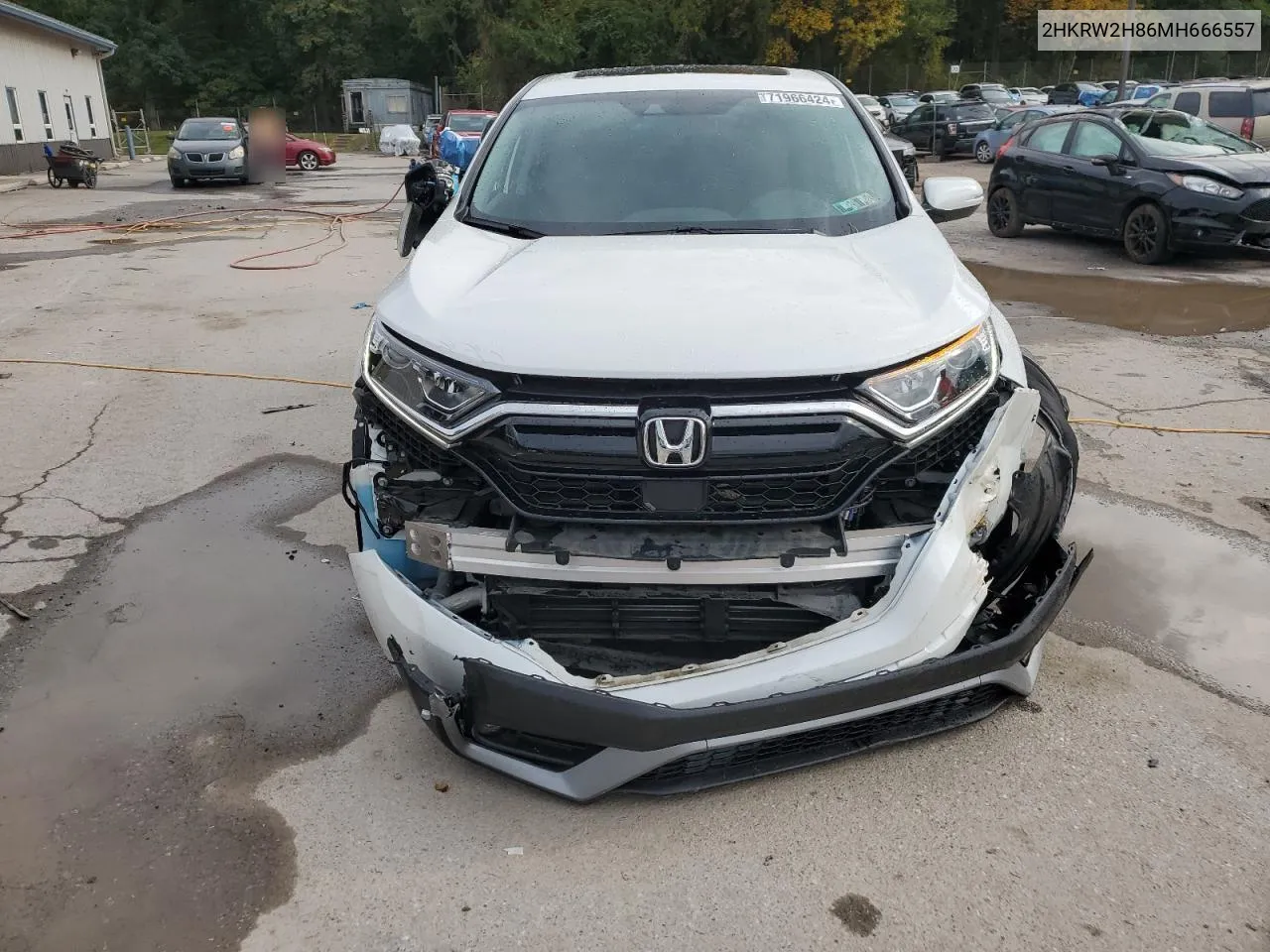 2021 Honda Cr-V Exl VIN: 2HKRW2H86MH666557 Lot: 71966424