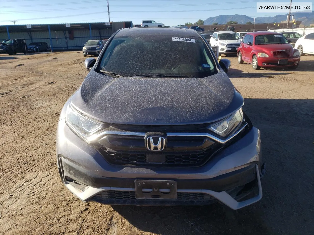 2021 Honda Cr-V Ex VIN: 7FARW1H52ME015168 Lot: 72168904