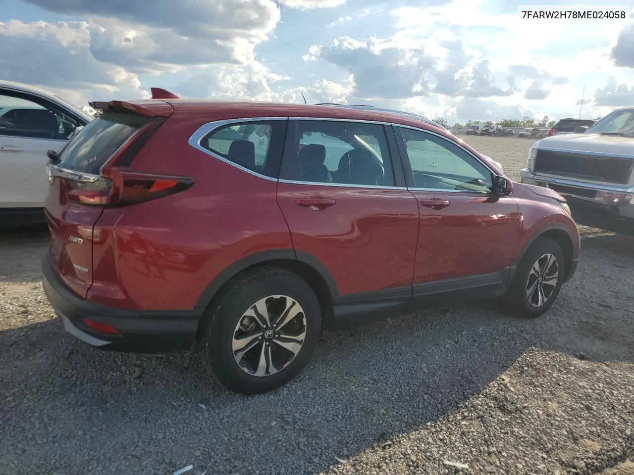 2021 Honda Cr-V Se VIN: 7FARW2H78ME024058 Lot: 72192694