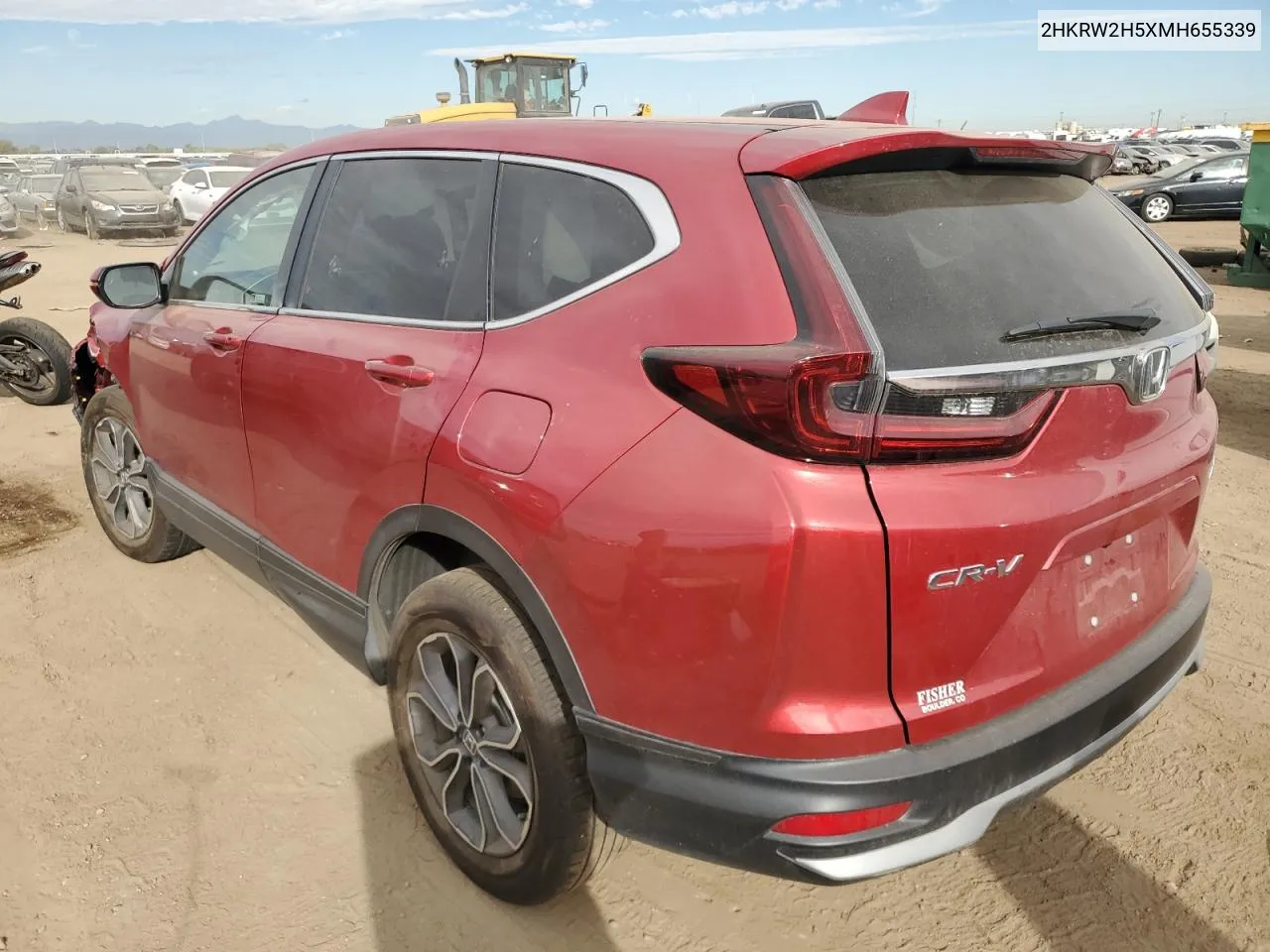 2021 Honda Cr-V Ex VIN: 2HKRW2H5XMH655339 Lot: 72240674