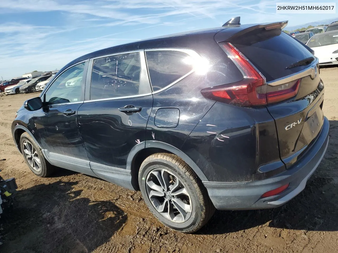 2021 Honda Cr-V Ex VIN: 2HKRW2H51MH662017 Lot: 72259224