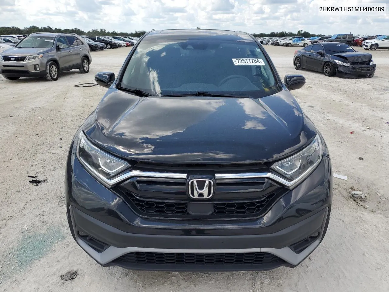 2021 Honda Cr-V Ex VIN: 2HKRW1H51MH400489 Lot: 72577284