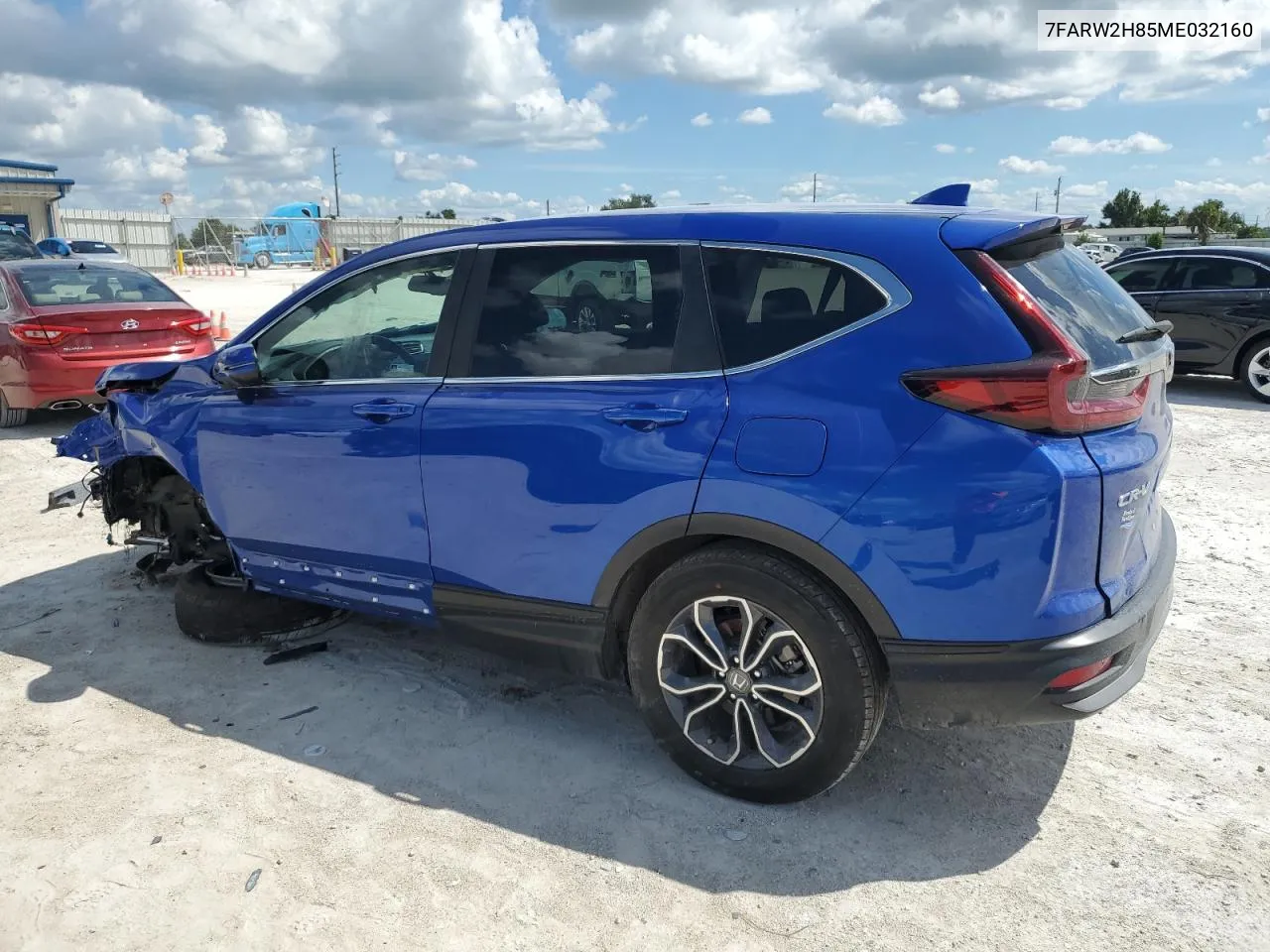 2021 Honda Cr-V Exl VIN: 7FARW2H85ME032160 Lot: 72615774