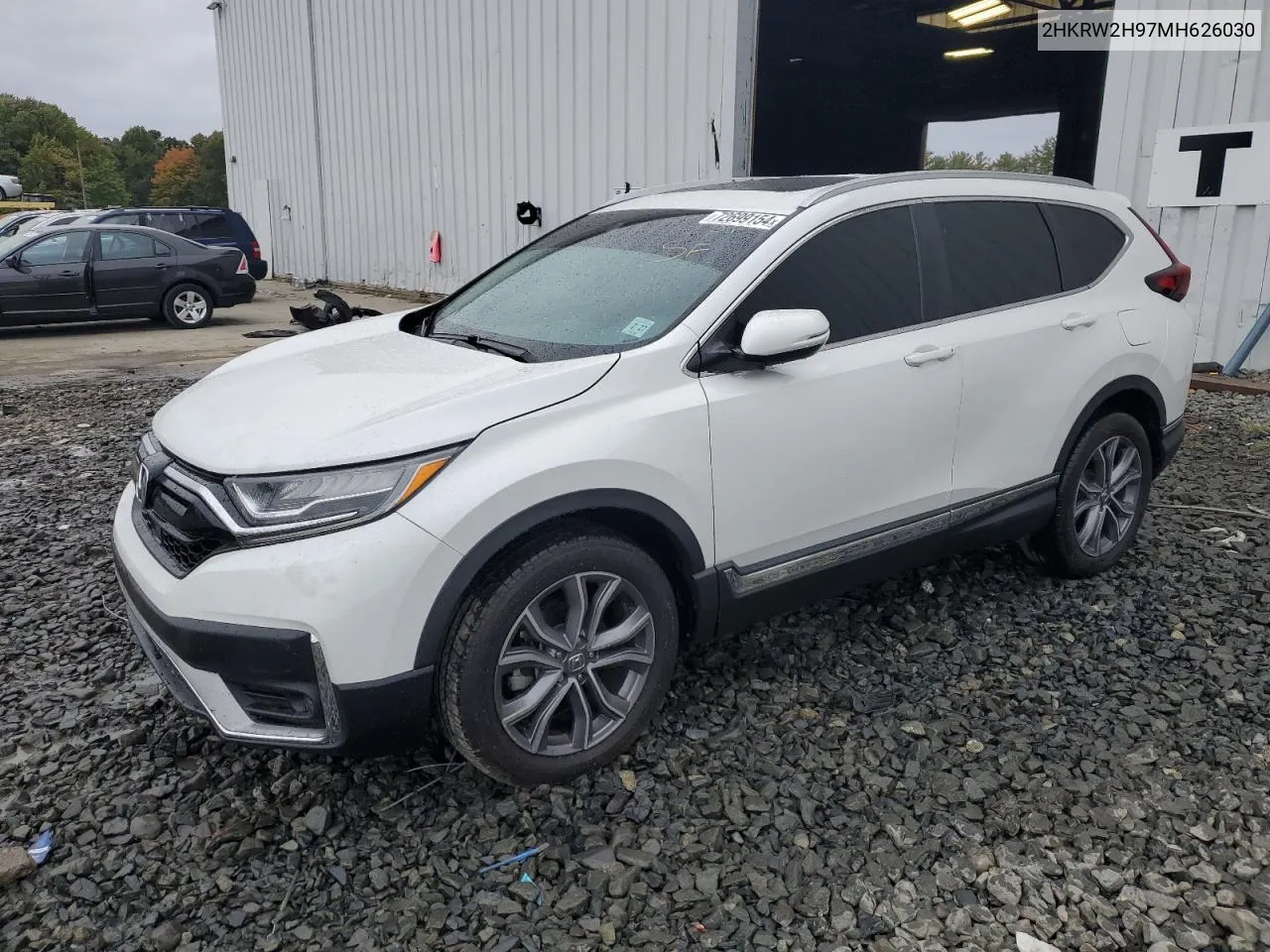 2021 Honda Cr-V Touring VIN: 2HKRW2H97MH626030 Lot: 72699154