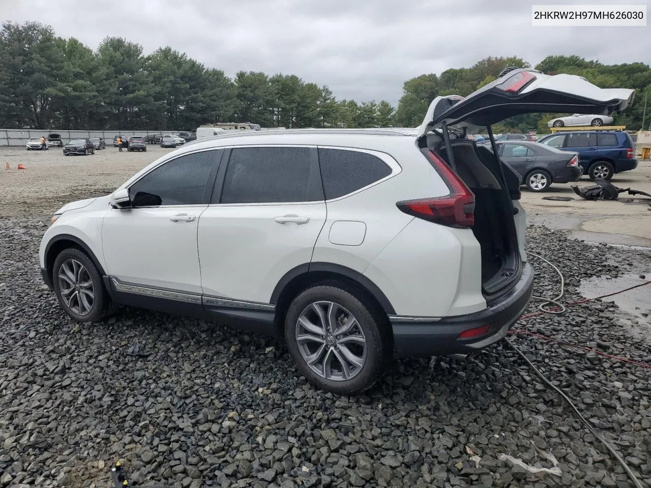 2021 Honda Cr-V Touring VIN: 2HKRW2H97MH626030 Lot: 72699154