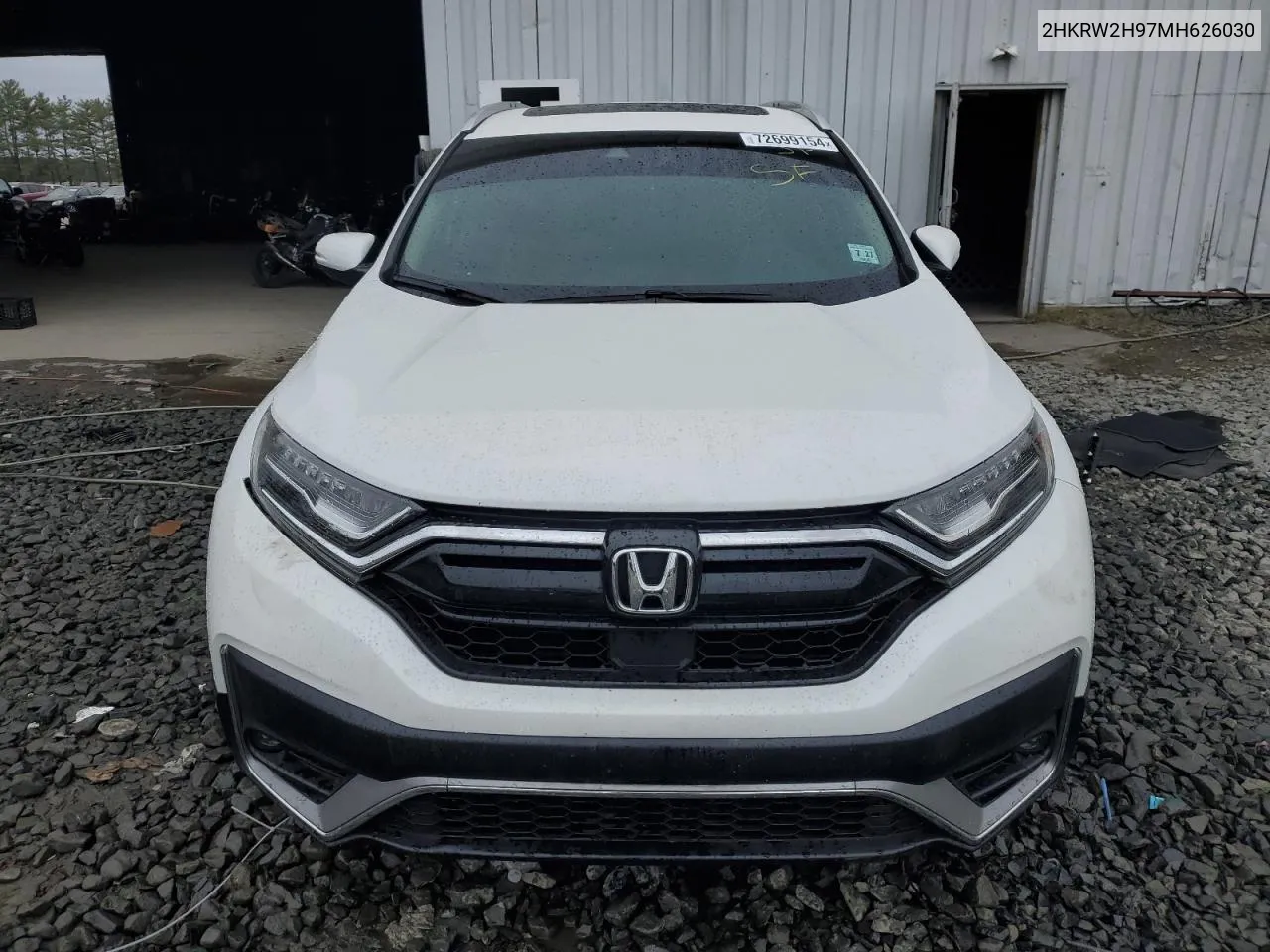 2021 Honda Cr-V Touring VIN: 2HKRW2H97MH626030 Lot: 72699154