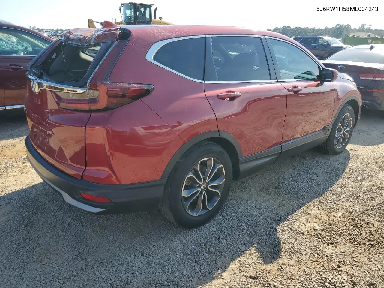 2021 Honda Cr-V Ex VIN: 5J6RW1H58ML004243 Lot: 72725354