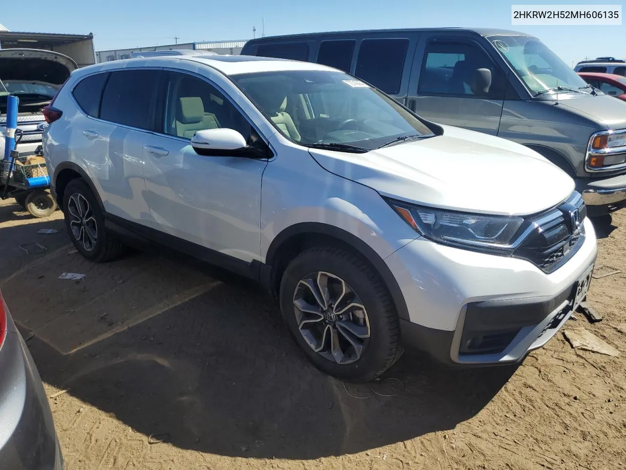 2021 Honda Cr-V Ex VIN: 2HKRW2H52MH606135 Lot: 72740684