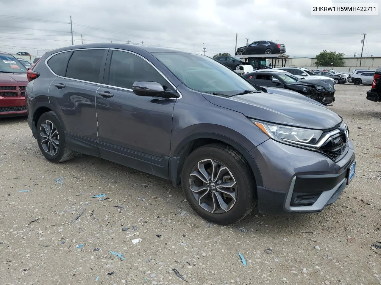 2021 Honda Cr-V Ex VIN: 2HKRW1H59MH422711 Lot: 72763494