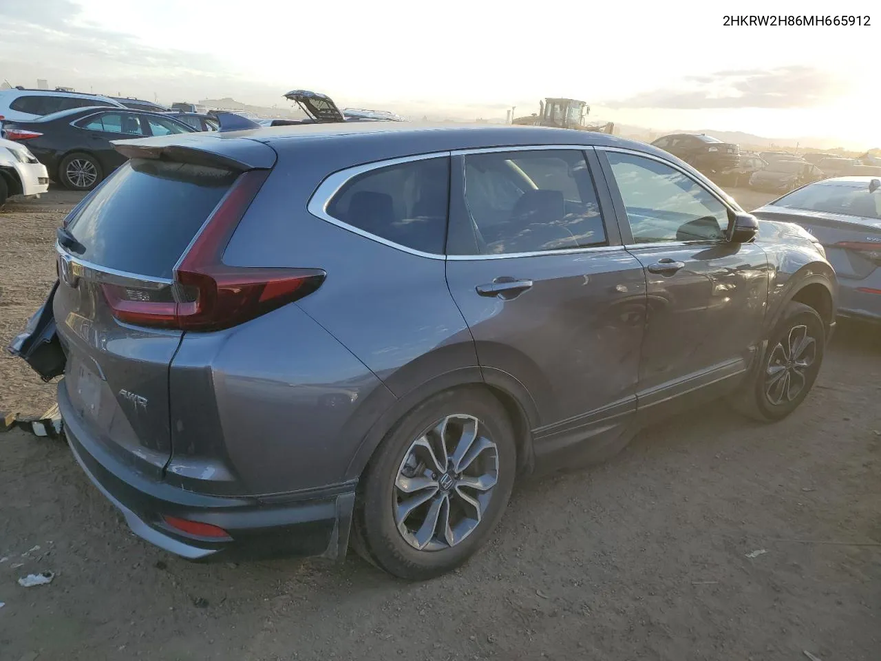 2021 Honda Cr-V Exl VIN: 2HKRW2H86MH665912 Lot: 72799604