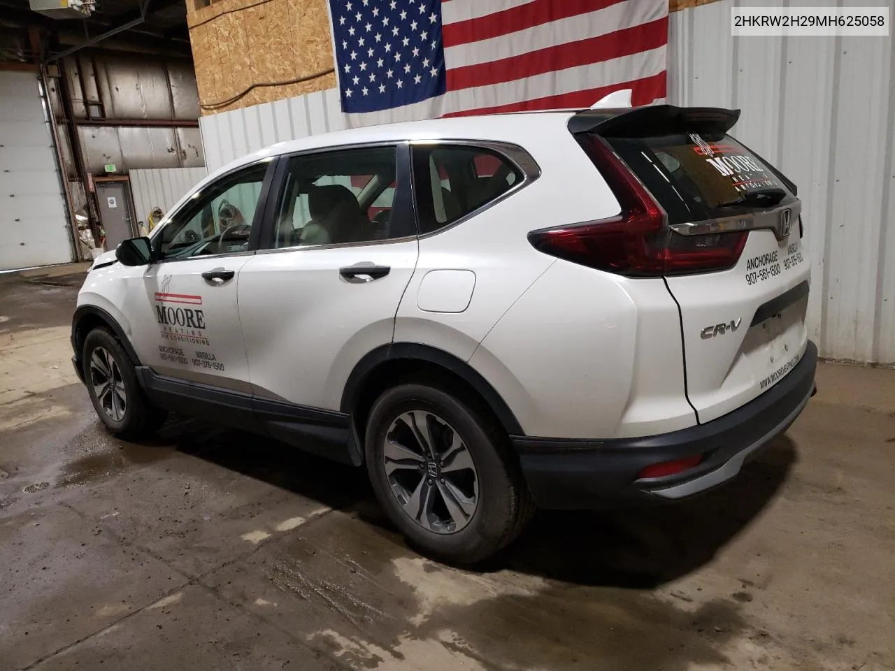 2021 Honda Cr-V Lx VIN: 2HKRW2H29MH625058 Lot: 72829524