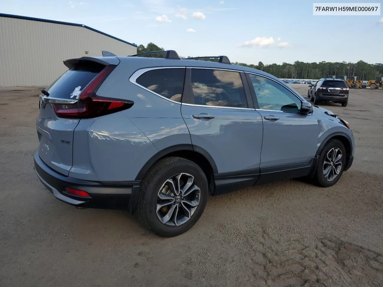 2021 Honda Cr-V Ex VIN: 7FARW1H59ME000697 Lot: 72899004