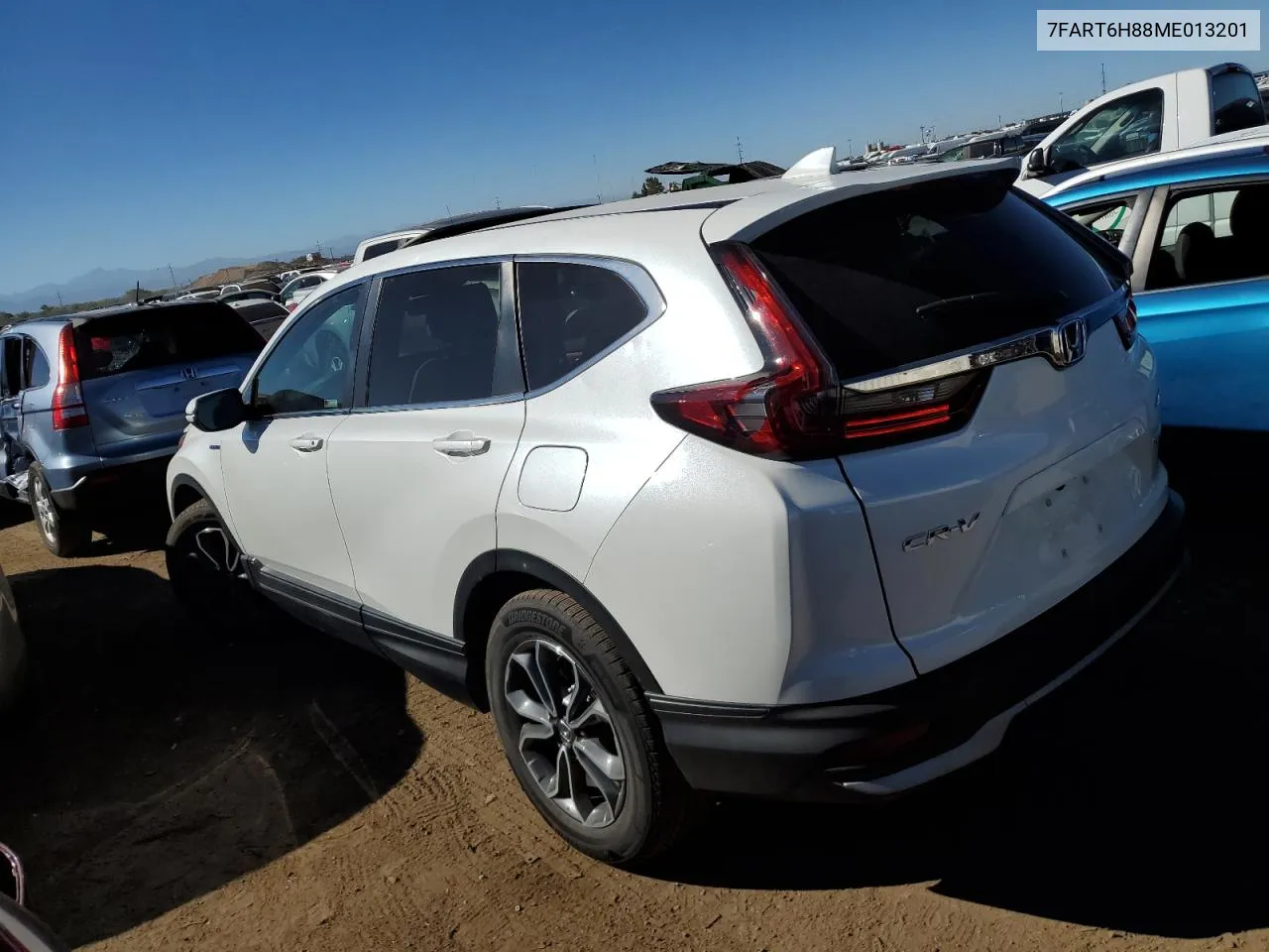 2021 Honda Cr-V Exl VIN: 7FART6H88ME013201 Lot: 72954514