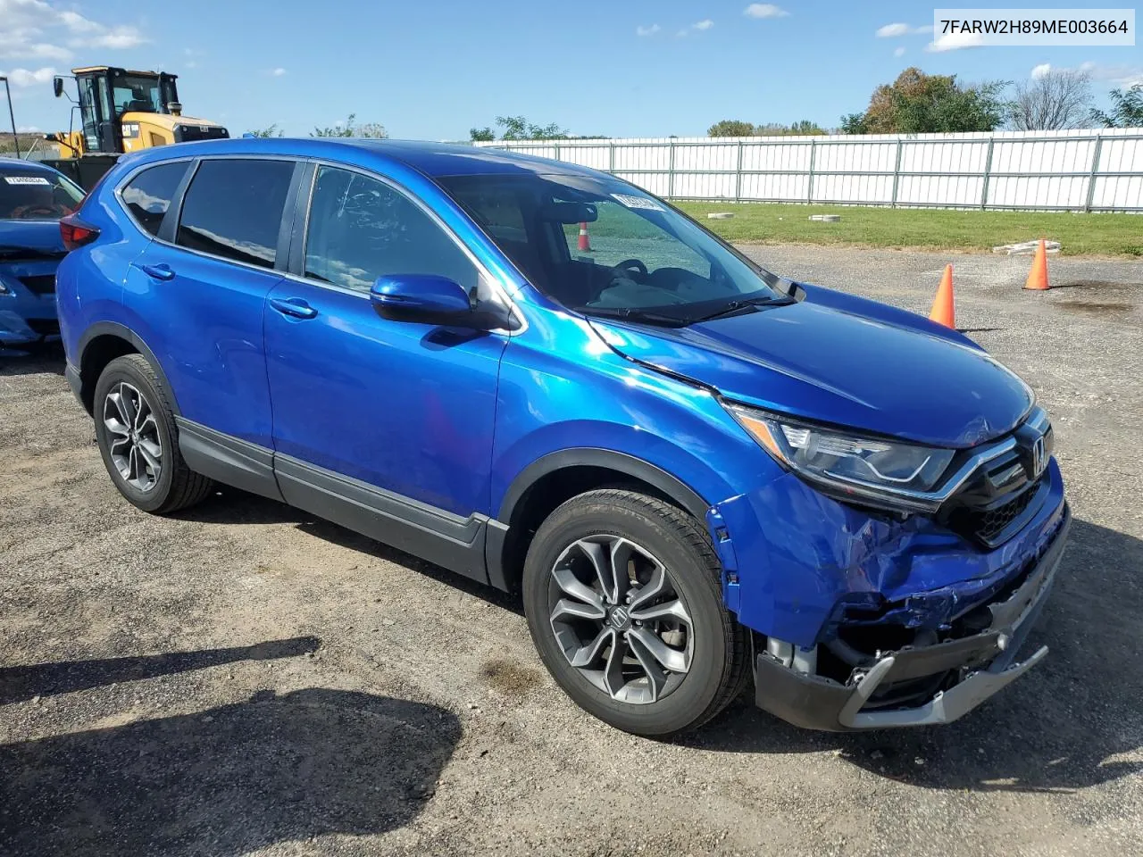 2021 Honda Cr-V Exl VIN: 7FARW2H89ME003664 Lot: 72972764