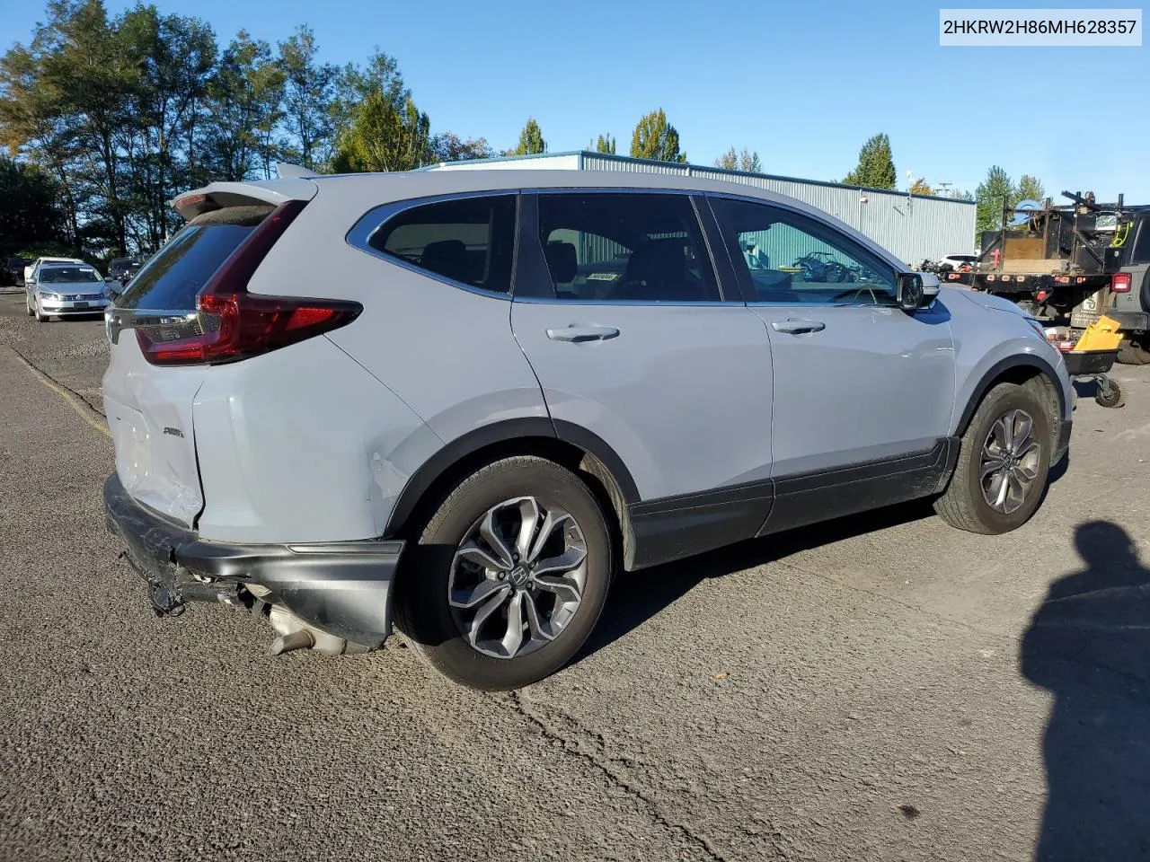 2021 Honda Cr-V Exl VIN: 2HKRW2H86MH628357 Lot: 73587824