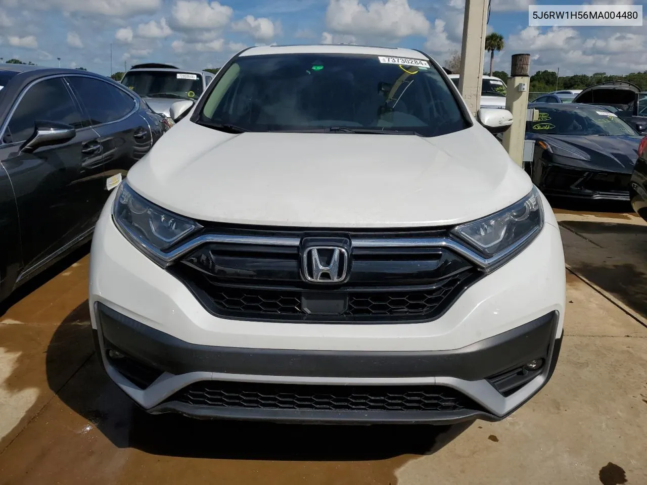 2021 Honda Cr-V Ex VIN: 5J6RW1H56MA004480 Lot: 73730284