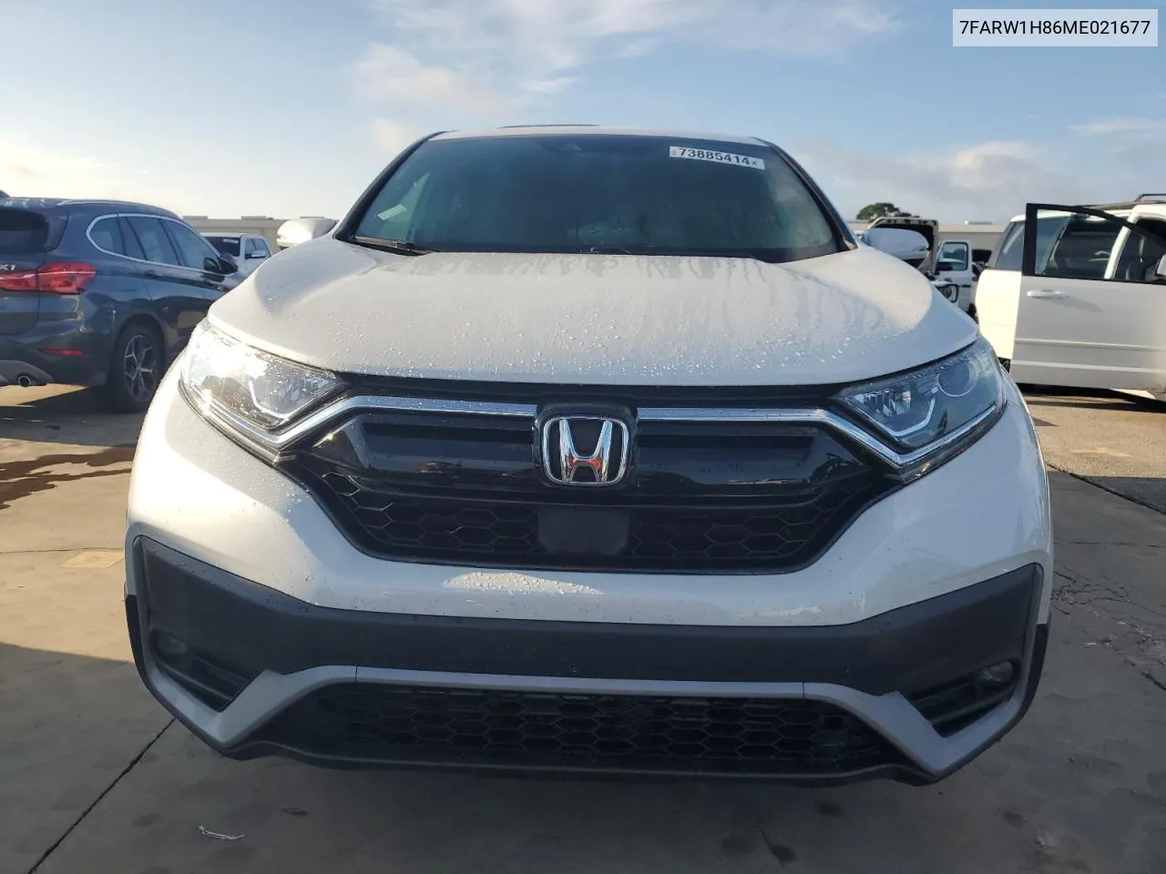 2021 Honda Cr-V Exl VIN: 7FARW1H86ME021677 Lot: 73885414