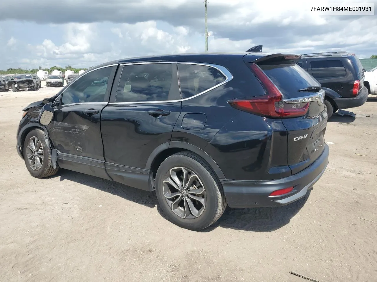 2021 Honda Cr-V Exl VIN: 7FARW1H84ME001931 Lot: 73925484