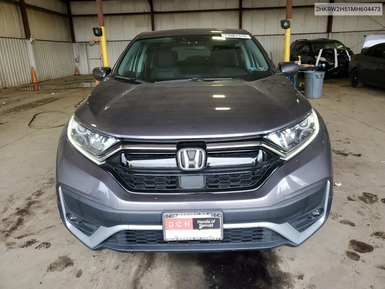 2021 Honda Cr-V Ex VIN: 2HKRW2H51MH604473 Lot: 73987314