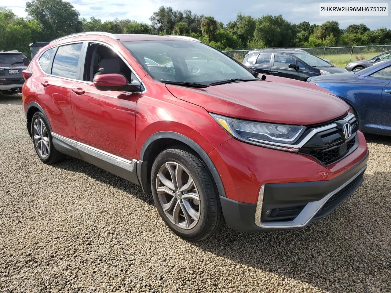 2021 Honda Cr-V Touring VIN: 2HKRW2H96MH675137 Lot: 74138444