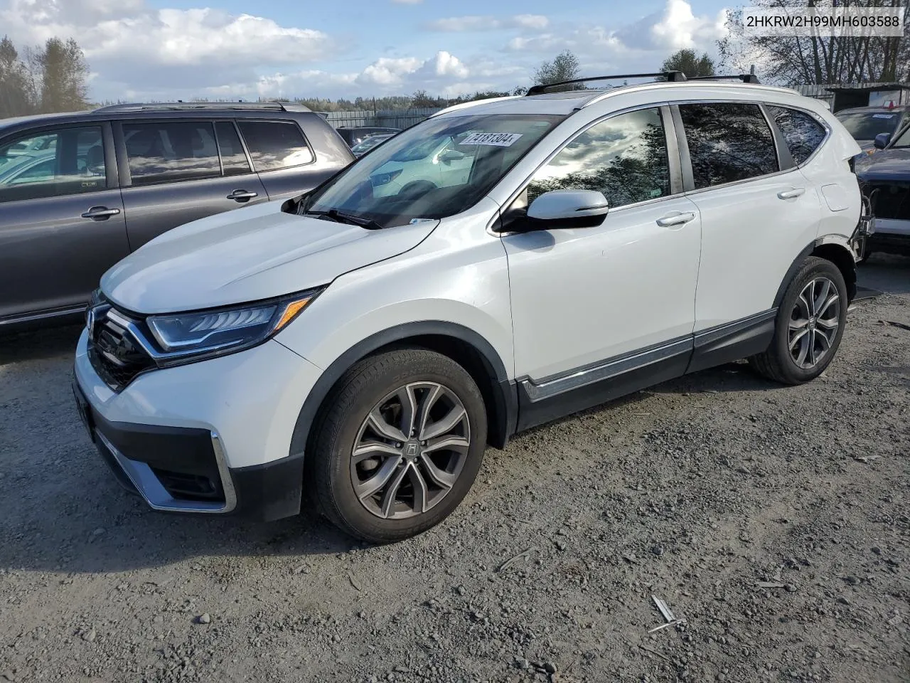 2021 Honda Cr-V Touring VIN: 2HKRW2H99MH603588 Lot: 74181304