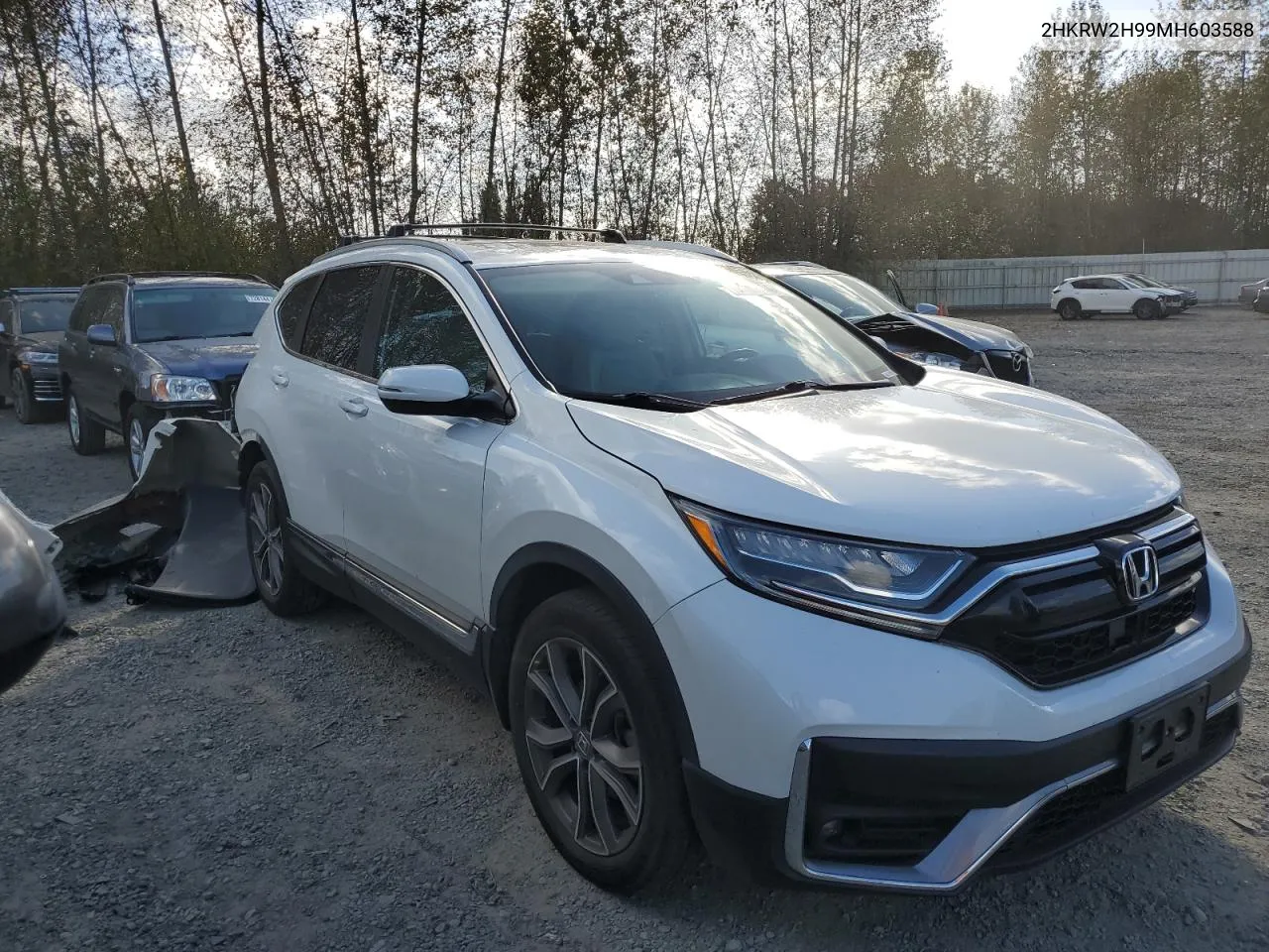 2021 Honda Cr-V Touring VIN: 2HKRW2H99MH603588 Lot: 74181304