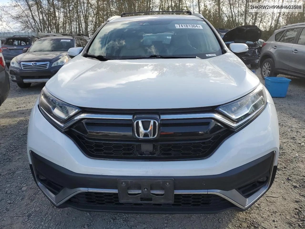 2021 Honda Cr-V Touring VIN: 2HKRW2H99MH603588 Lot: 74181304