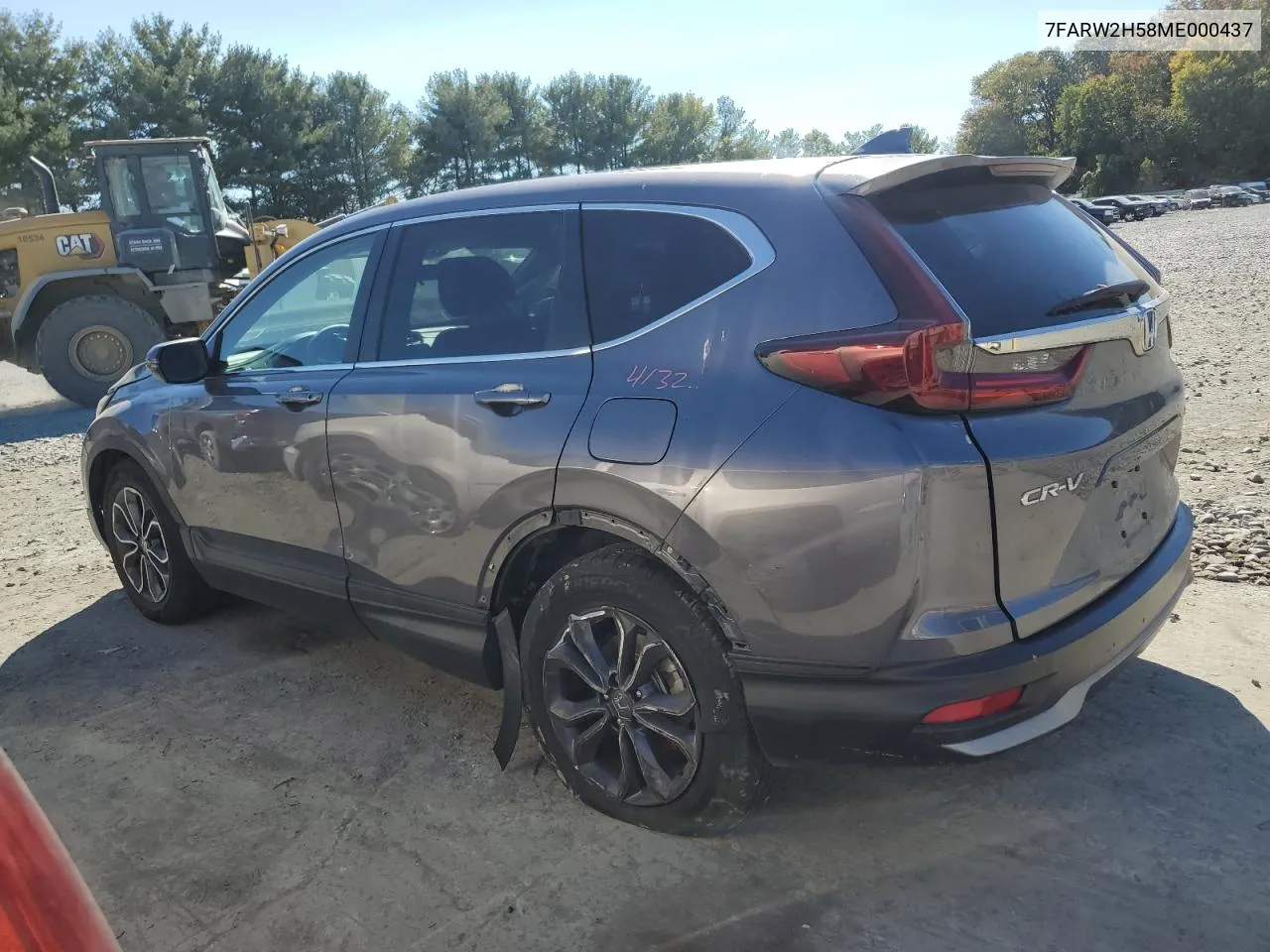 2021 Honda Cr-V Ex VIN: 7FARW2H58ME000437 Lot: 74264344