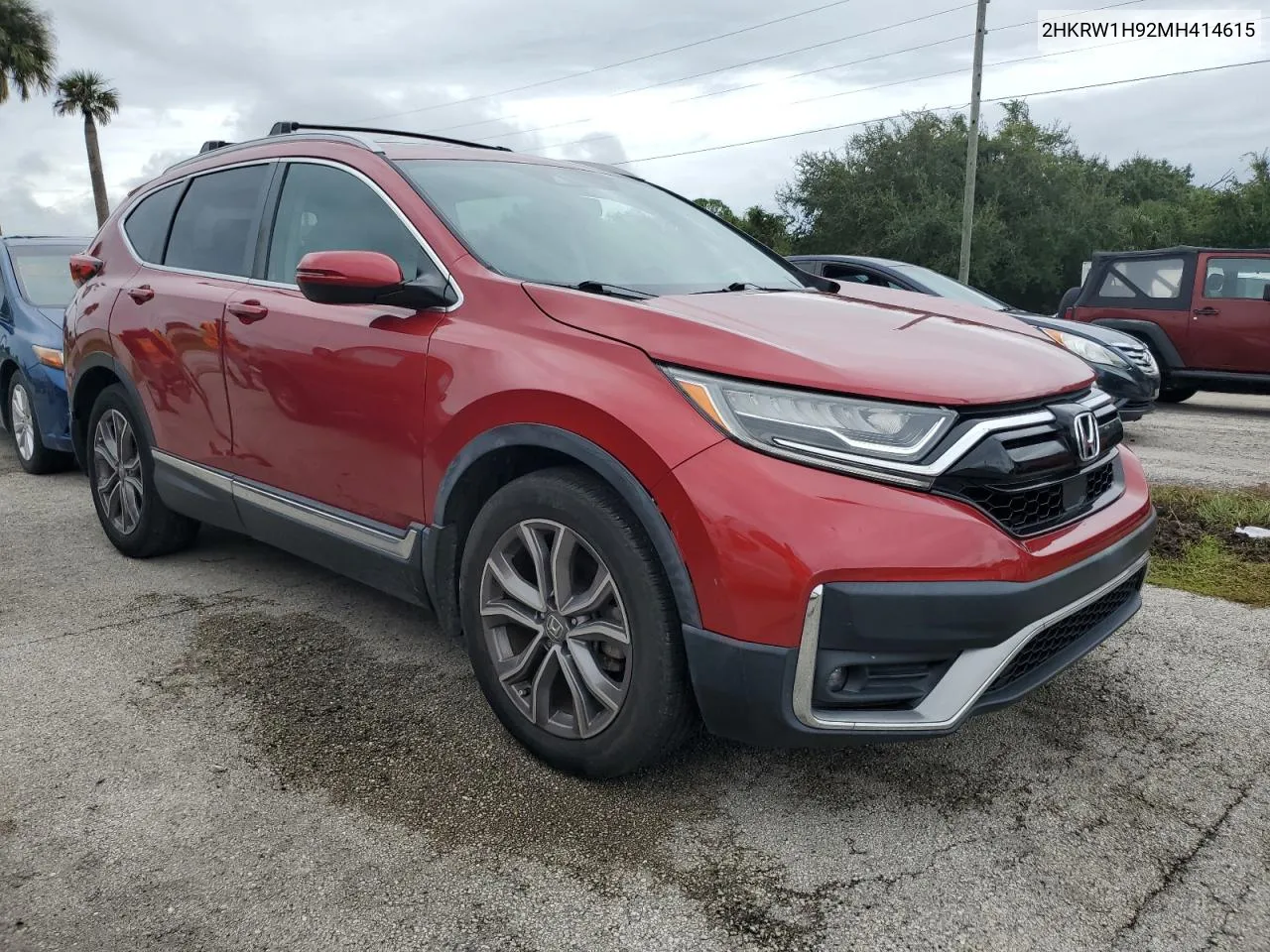 2021 Honda Cr-V Touring VIN: 2HKRW1H92MH414615 Lot: 74521564