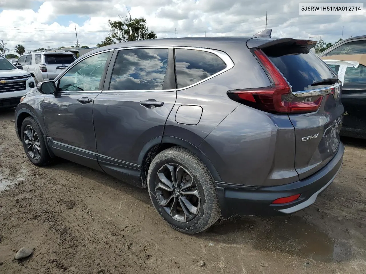 2021 Honda Cr-V Ex VIN: 5J6RW1H51MA012714 Lot: 74541734