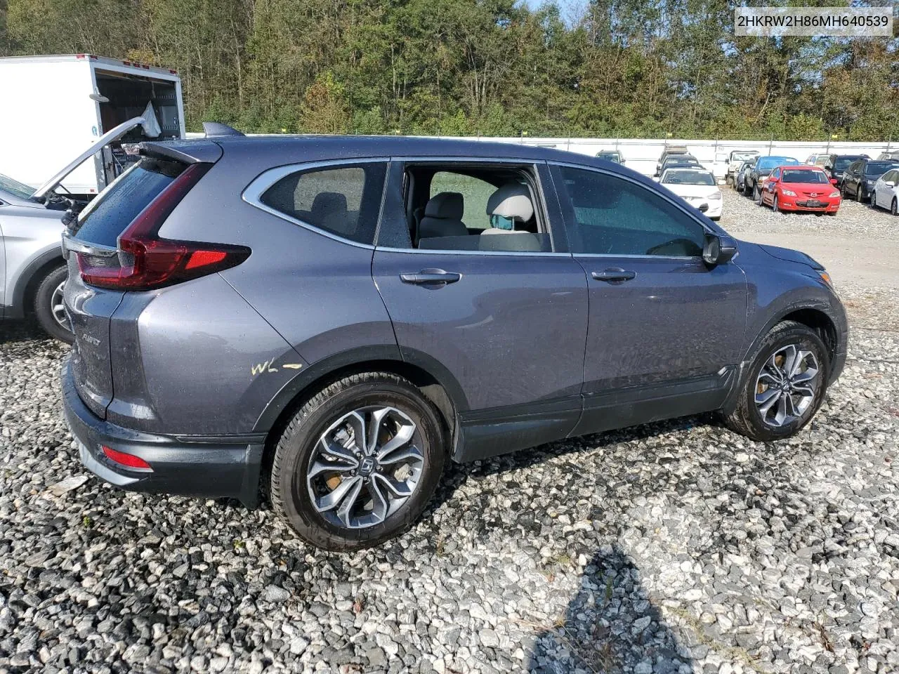 2021 Honda Cr-V Exl VIN: 2HKRW2H86MH640539 Lot: 74669264