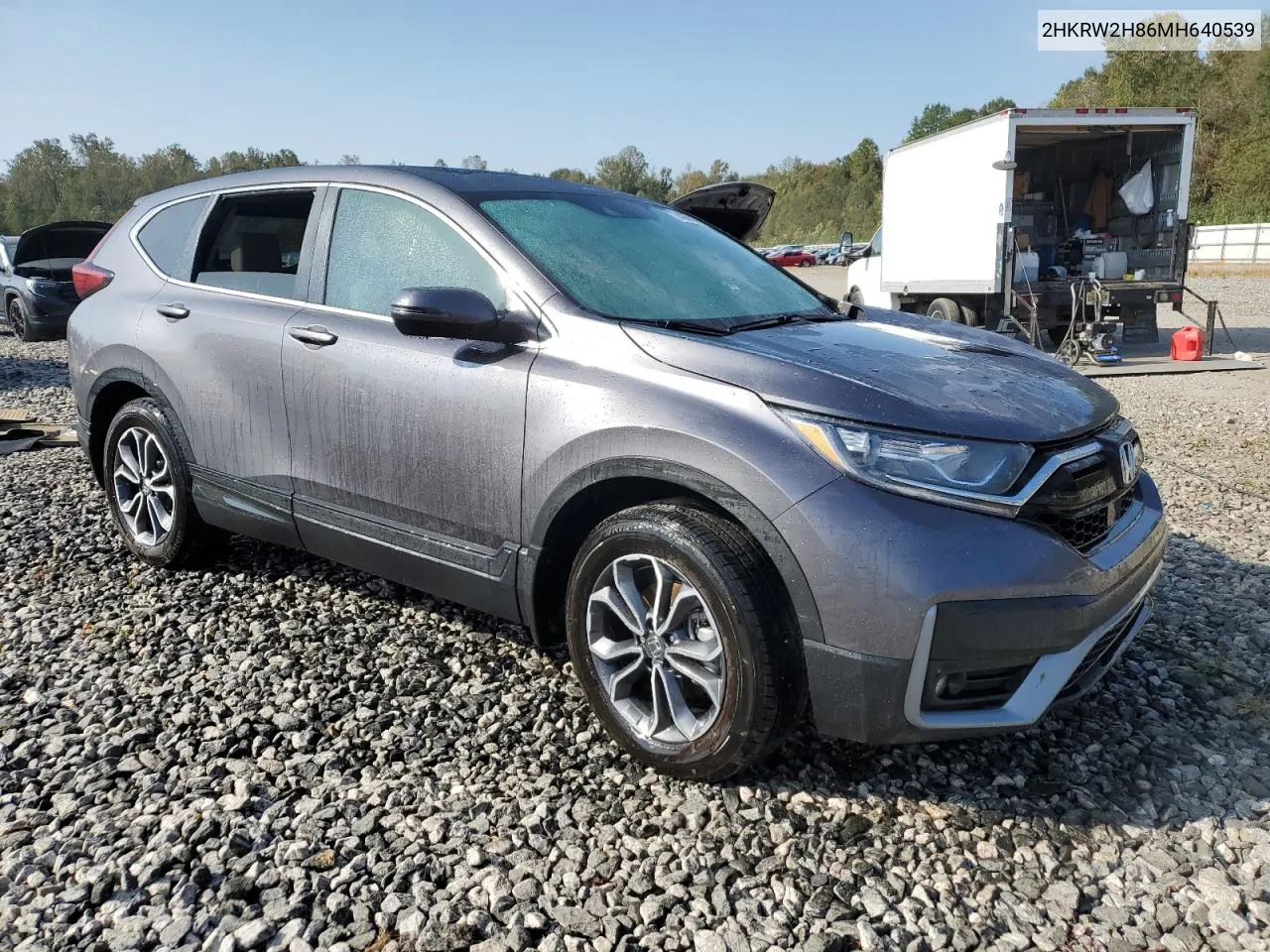 2021 Honda Cr-V Exl VIN: 2HKRW2H86MH640539 Lot: 74669264