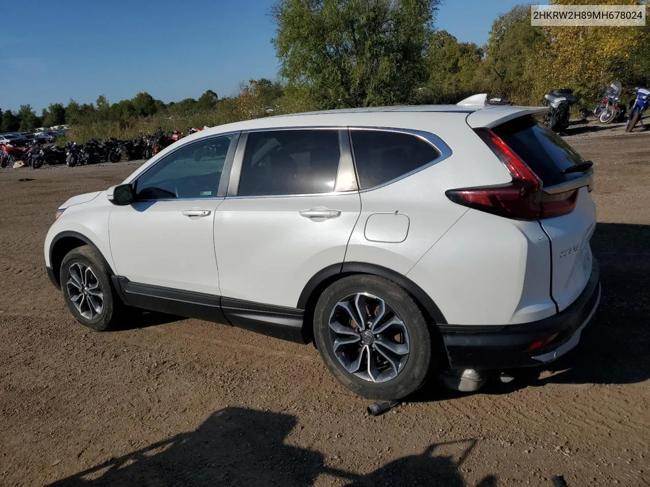 2021 Honda Cr-V Exl VIN: 2HKRW2H89MH678024 Lot: 74694394