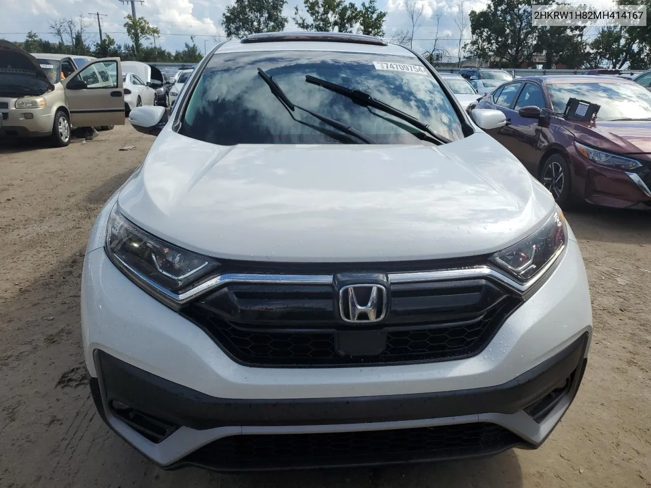 2021 Honda Cr-V Exl VIN: 2HKRW1H82MH414167 Lot: 74709754