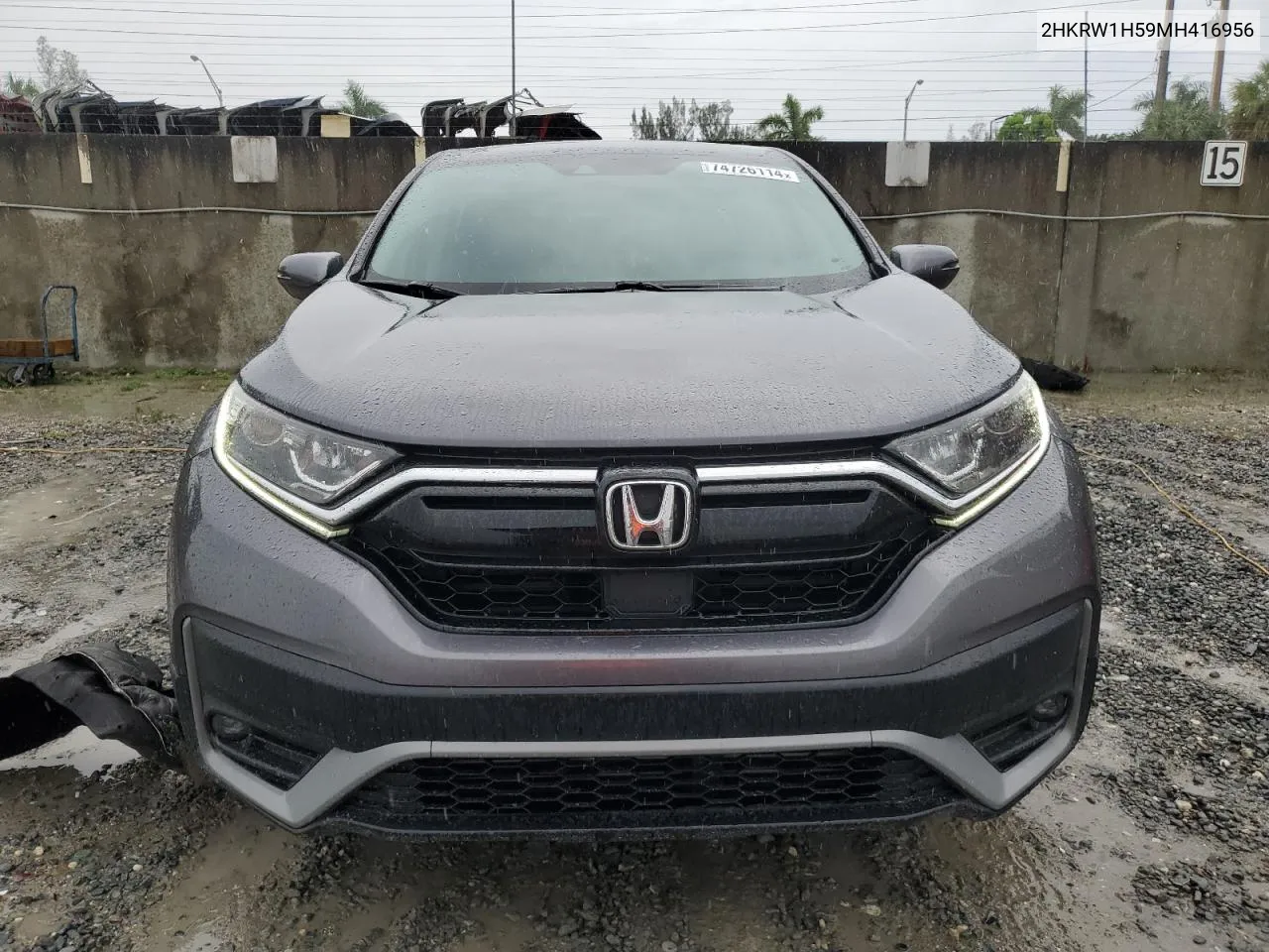 2021 Honda Cr-V Ex VIN: 2HKRW1H59MH416956 Lot: 74726114