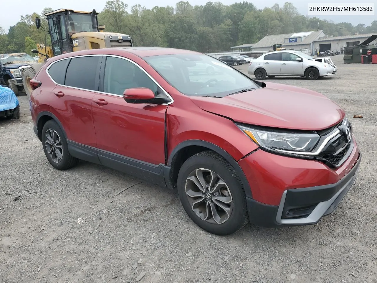 2021 Honda Cr-V Ex VIN: 2HKRW2H57MH613582 Lot: 74735794