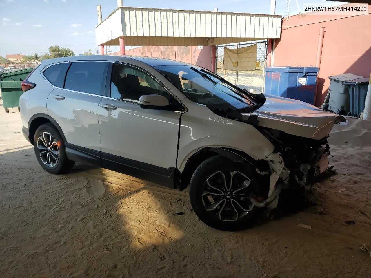 2021 Honda Cr-V Exl VIN: 2HKRW1H87MH414200 Lot: 74921034