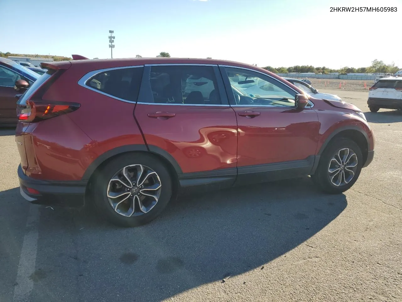 2021 Honda Cr-V Ex VIN: 2HKRW2H57MH605983 Lot: 75005384