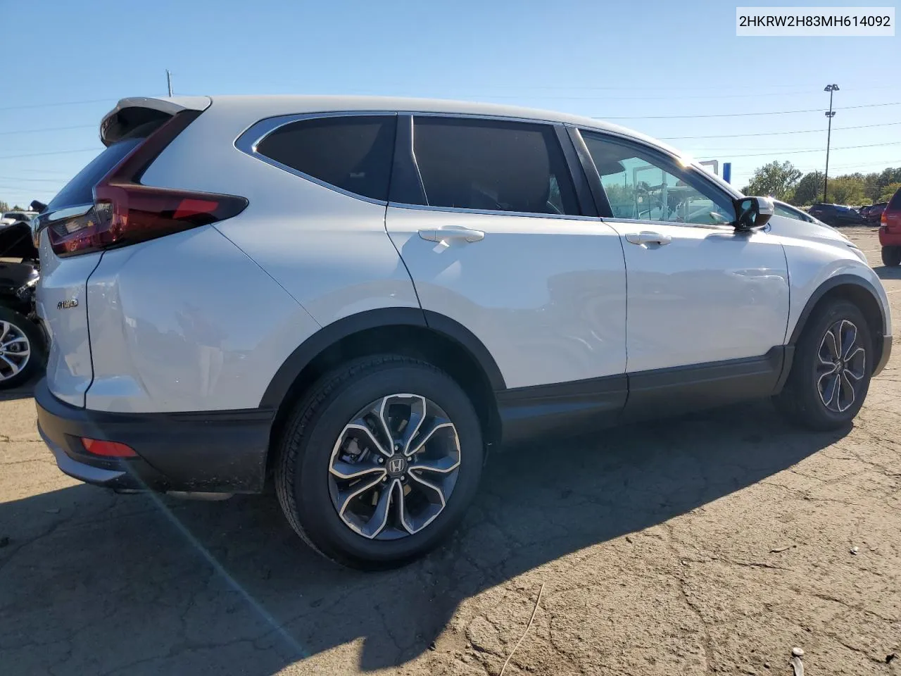 2021 Honda Cr-V Exl VIN: 2HKRW2H83MH614092 Lot: 75036824