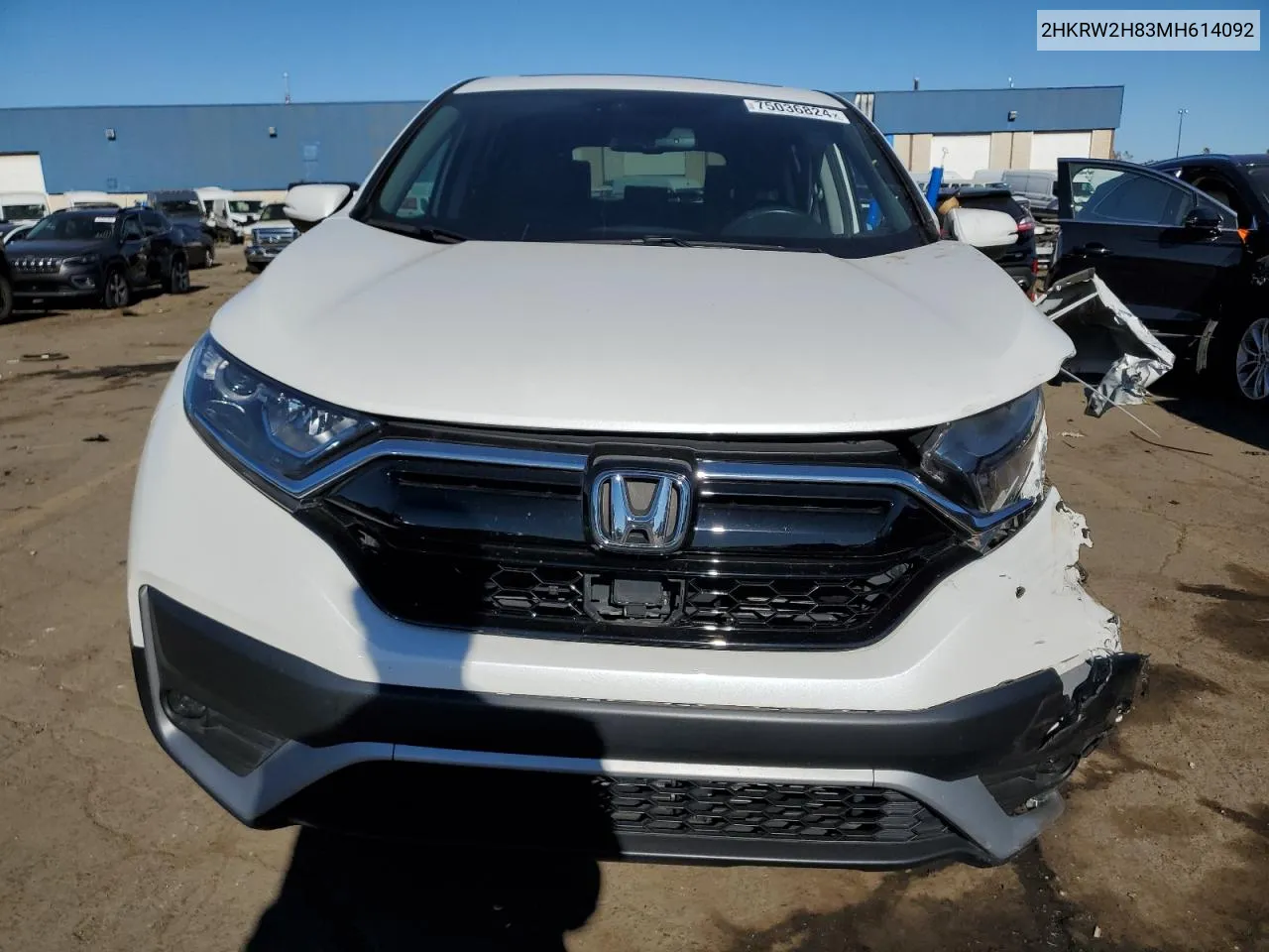 2021 Honda Cr-V Exl VIN: 2HKRW2H83MH614092 Lot: 75036824